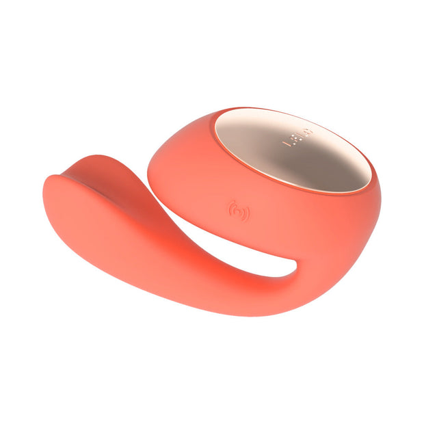 LELO IDA WAVE Rechargeable Dual Stimulator Coral Red - Headshop.com