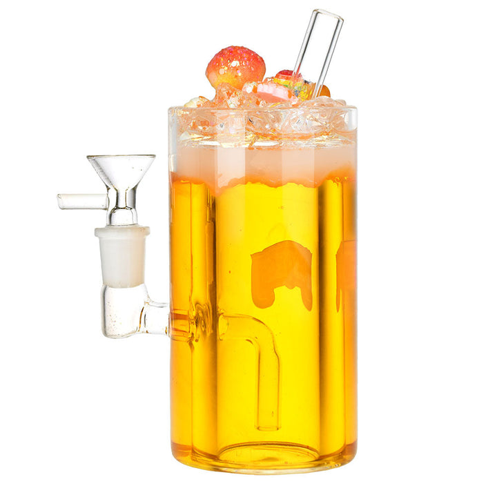 Dabtized Intoxicated Drink Water Pipe - 6.75" / 14mm F / Colors Vary - Headshop.com