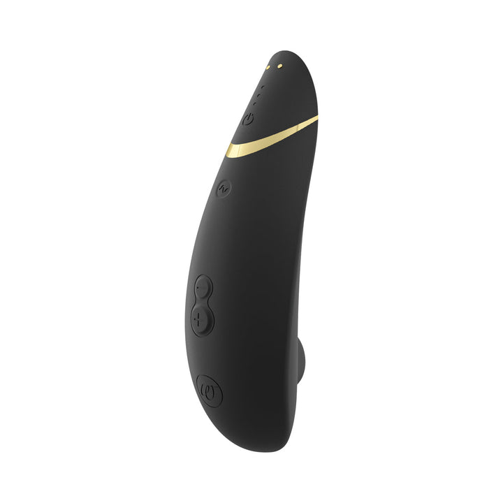 Womanizer Premium 2 Rechargeable Silicone Luxurious Pleasure Air Clitoral Stimulator Black - Headshop.com