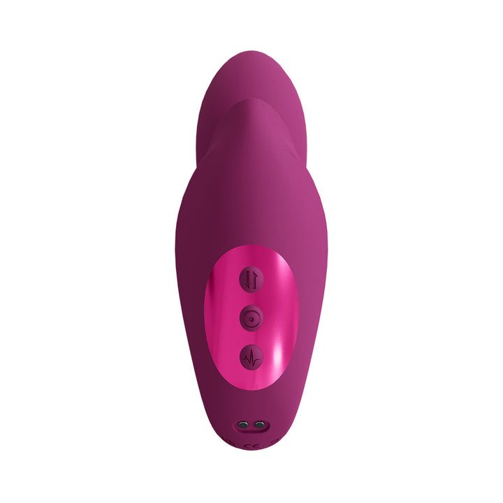 VIVE YUKI Rechargeable Dual Motor G-Spot Vibrator with Massaging Beads Pink - Headshop.com