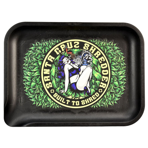 Santa Cruz Shredder Hemp Tray -7.75"x5.75"/Built To Shred - 16PC DISP - Headshop.com