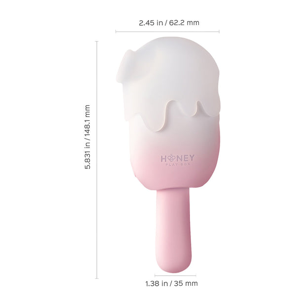 Honey Play Box Bite Me Sucking Tapping & Vibrating Cream Pop Stimulator - Headshop.com