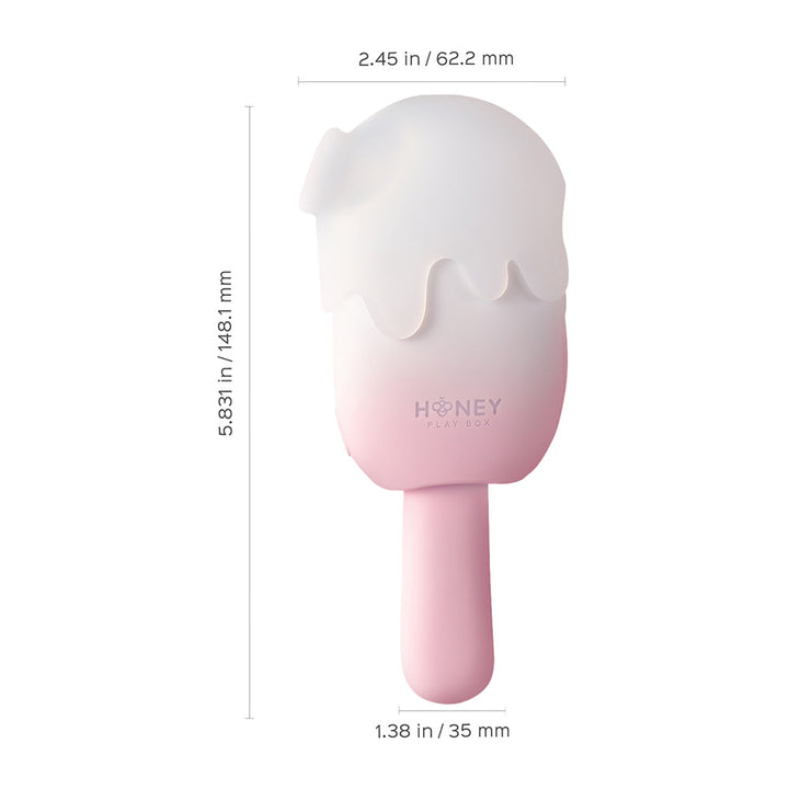 Honey Play Box Bite Me Sucking Tapping & Vibrating Cream Pop Stimulator - Headshop.com