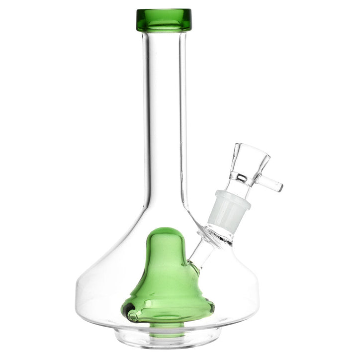 Hues Within Wide Base Glass Water Pipe - 8.25" / 19mm F / Colors Vary - Headshop.com