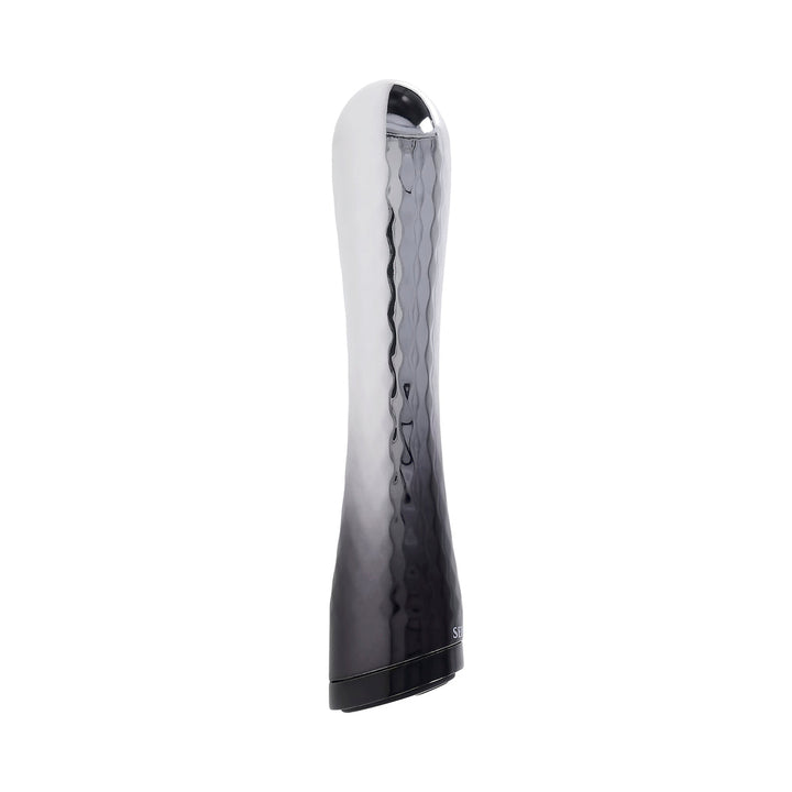 Selopa Silverado Rechargeable Vibrator ABS Plastic & Silicone Silver/Black - Headshop.com