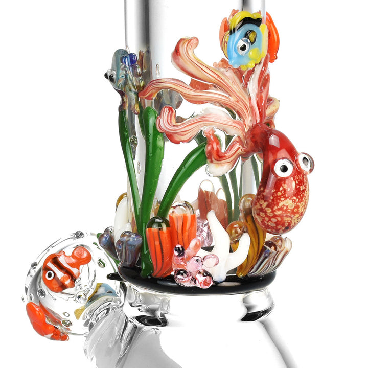 Empire Glassworks Baby Beaker Water Pipe - 8"/14mm F/Under the Sea - Headshop.com