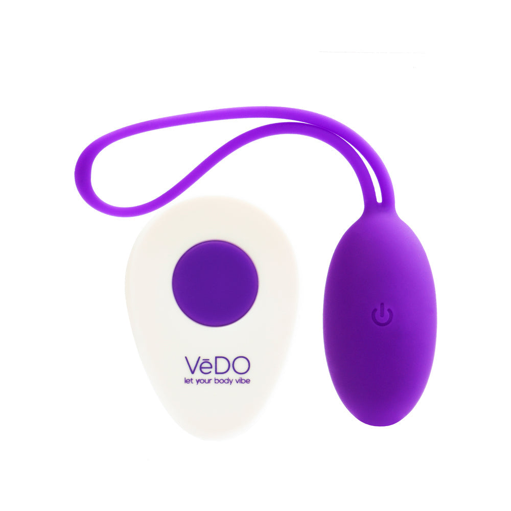 VeDO Peach Rechargeable Egg Vibe - Into You Indigo - Headshop.com