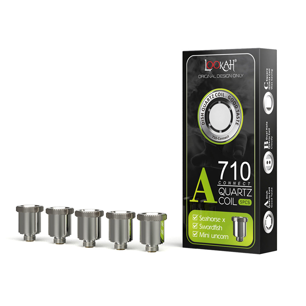 Lookah Seahorse X 710 Connect Quartz Coil | Dish - Headshop.com