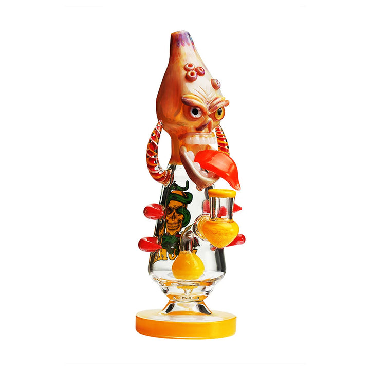 Lookah Glass 11" Cool Skull Bone Water Pipe - Headshop.com