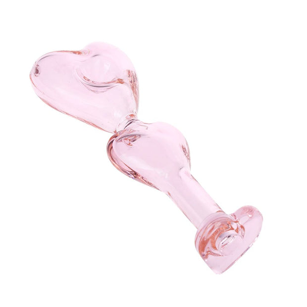 Double Love Glass Hand Pipe - 5.5" - Headshop.com