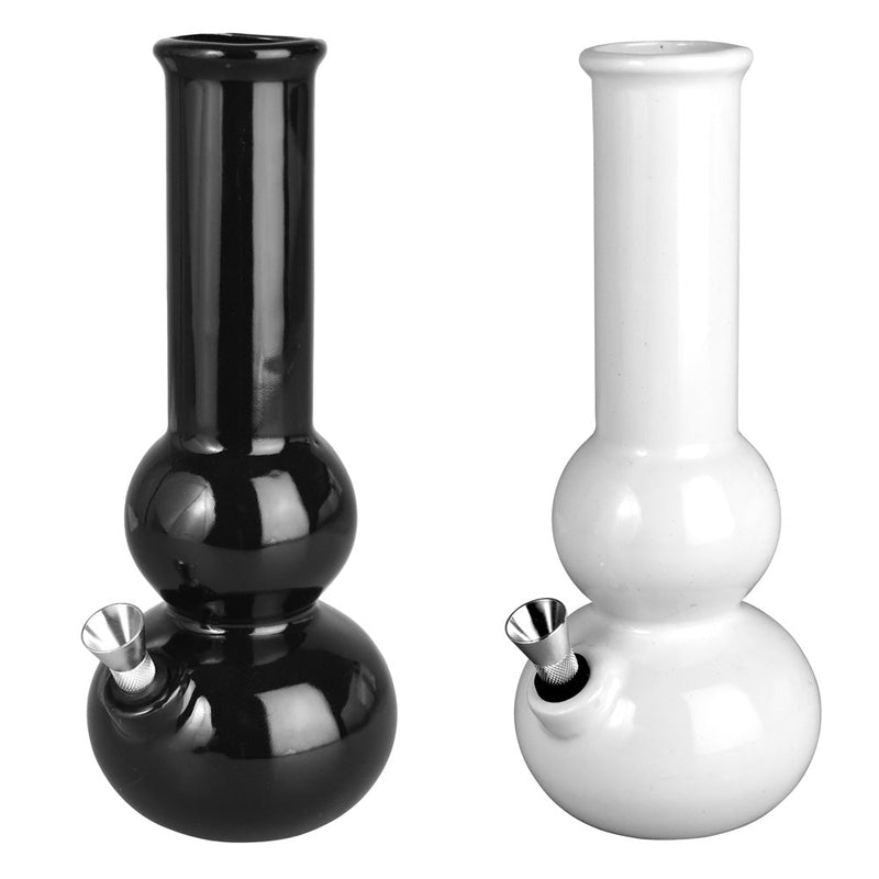 Bauble Vase Ceramic Water Pipe - 8.5" / Colors Vary - Headshop.com