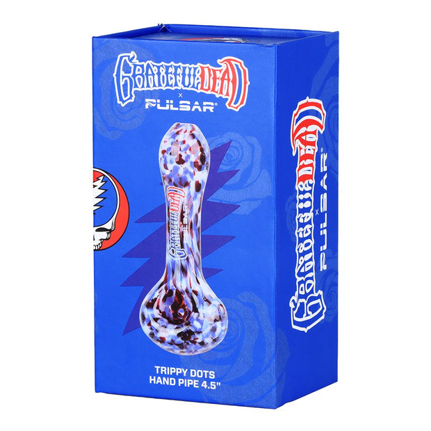 Grateful Dead x Pulsar Acid Rain Glass Spoon Pipe - 4.5" - Headshop.com
