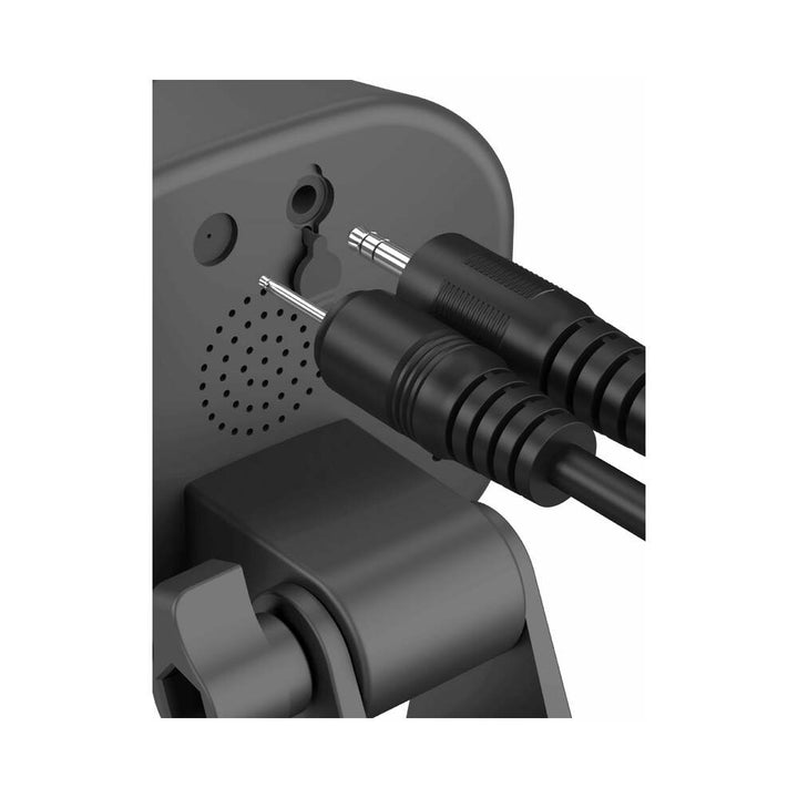 PDX Elite Talk-Back Rechargeable Vibrating Super Stroker With Hands-Free Suction Cup Beige/Black - Headshop.com