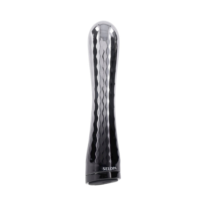 Selopa Silverado Rechargeable Vibrator ABS Plastic & Silicone Silver/Black - Headshop.com