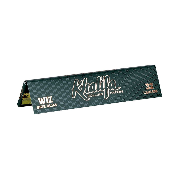 50CT DISPLAY - Khalifa Rolling Papers - 32pc / Wiz Size Slim - Headshop.com