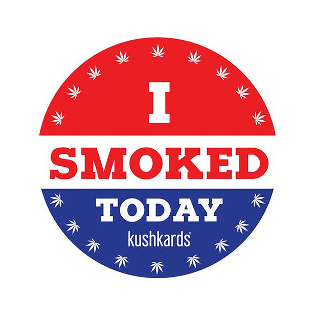 I Smoked Today Sticker 3-Pack KushKards - Headshop.com