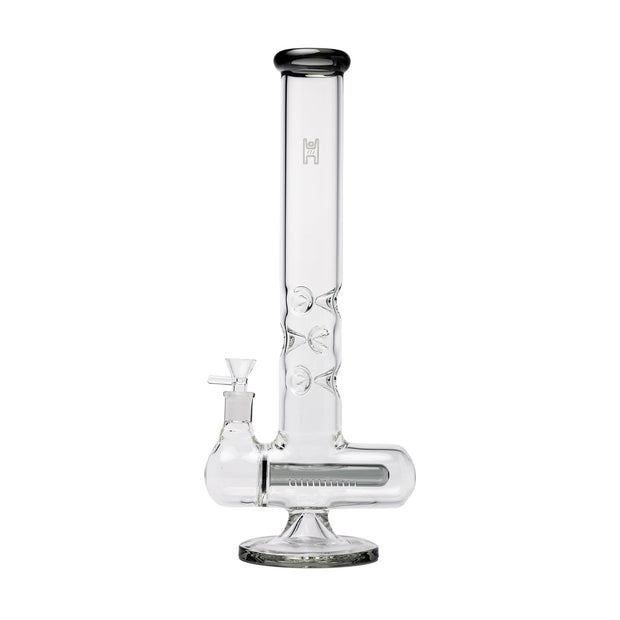 Human Grade Inline Tube Triple Ice Catch Glass Water Pipe