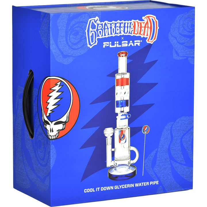 Grateful Dead x Pulsar Cool It Down Glycerin Water Pipe Kit - Headshop.com