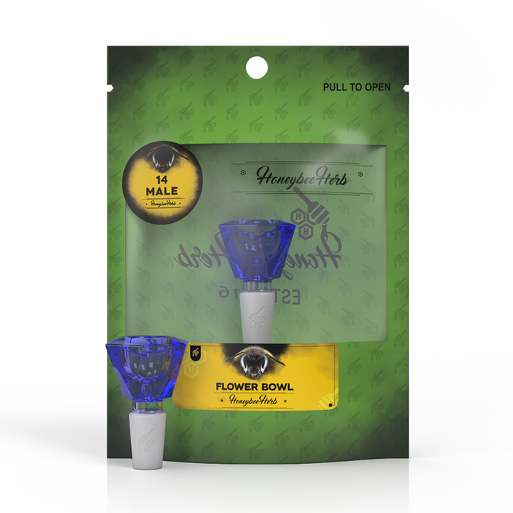 Honeybee Herb Flower Bowls (Green Line) - Headshop.com