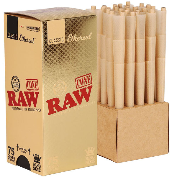 RAW Ethereal Cones | 75pc Box RAW Ethereal Cones | 75pc Box