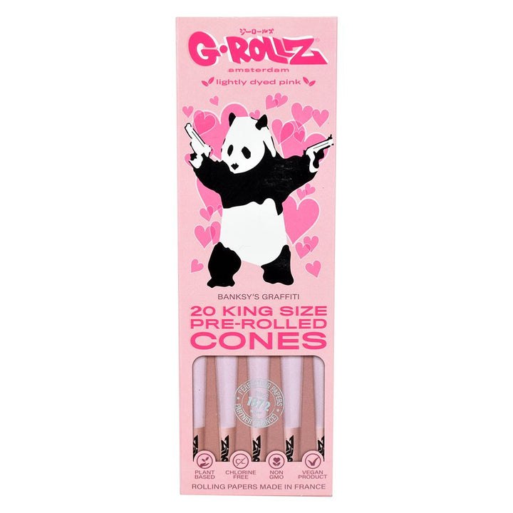 G-ROLLZ x Banksy's Graffiti Cones | 20pc | King Size - Headshop.com