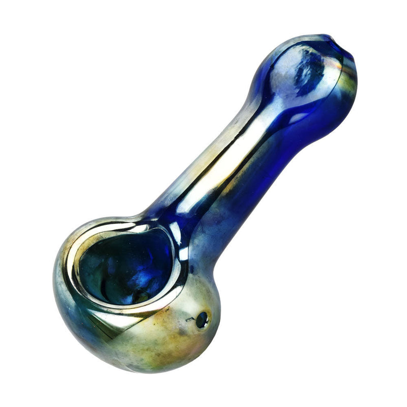 Oil Slick Lightweight Glass Spoon Pipe - Headshop.com
