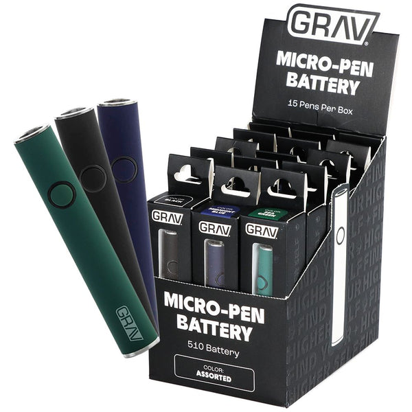GRAV Micro Pen Variable Voltage Battery - 130mAh / 15ct GRAV Micro Pen Variable Voltage Battery - 130mAh / 15ct