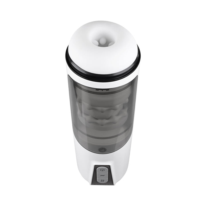 Gender X Get Your Stroke On Rechargeable Stroker TPE White - Headshop.com