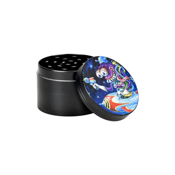 Space Monster Glass Beaker Water Pipe Smoking Set - 7.75" / 14mm F - Headshop.com