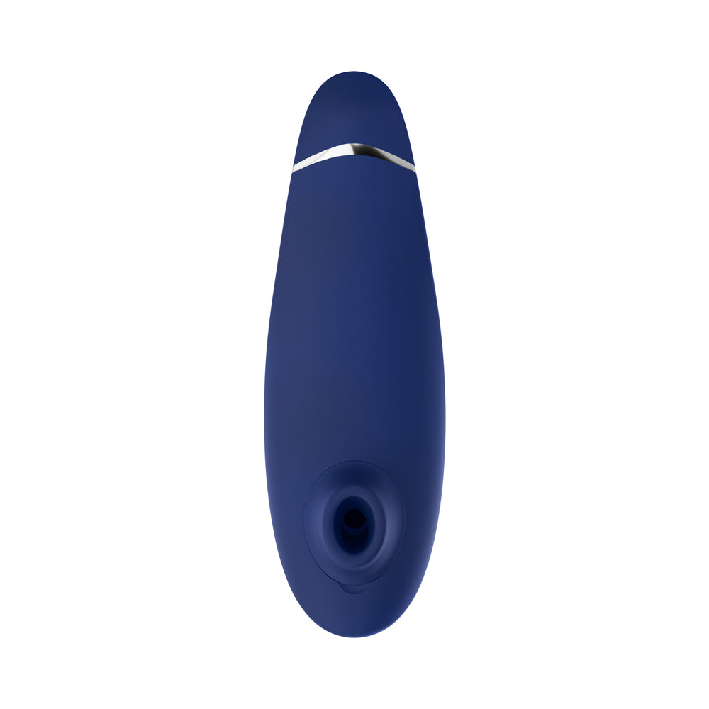 Womanizer Premium 2 Rechargeable Silicone Luxurious Pleasure Air Clitoral Stimulator Blueberry - Headshop.com