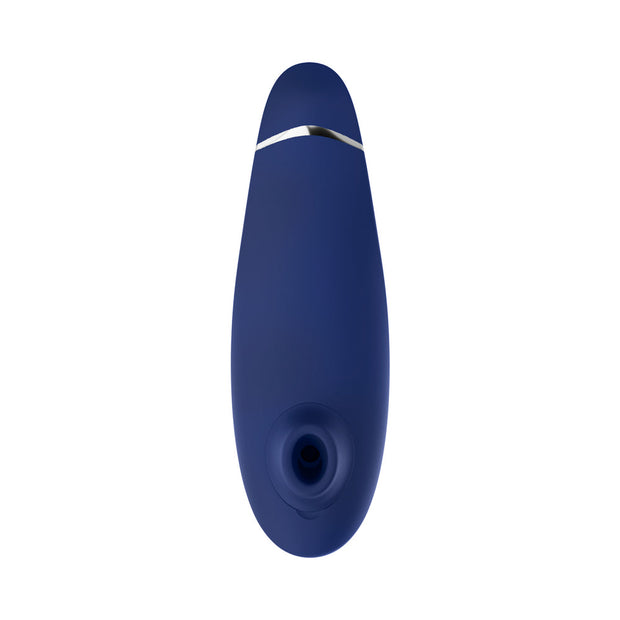 Womanizer Premium 2 Rechargeable Silicone Luxurious Pleasure Air Clitoral Stimulator Blueberry - Headshop.com