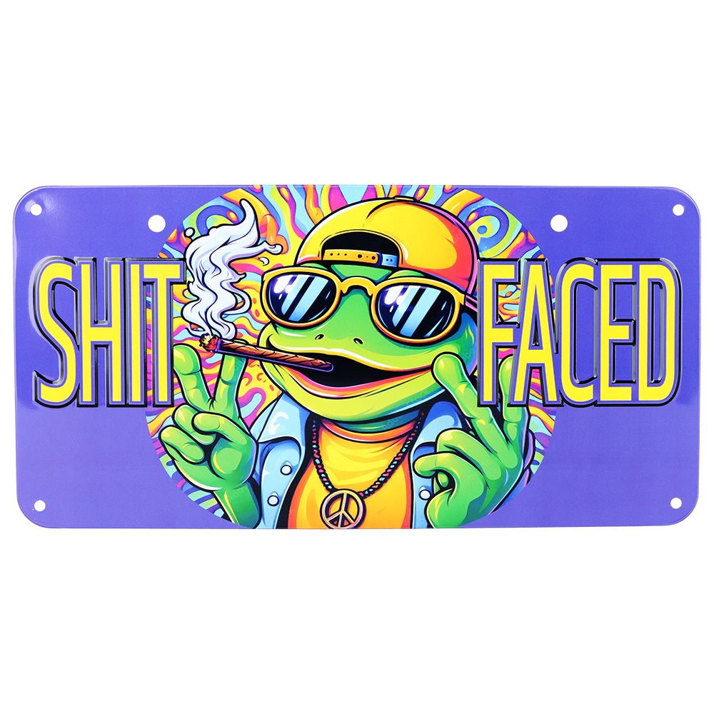 Novelty Embossed Metal License Plate | 12"x6" - Headshop.com