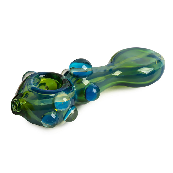 Red Eye Glass 5" Middle Man Pipe