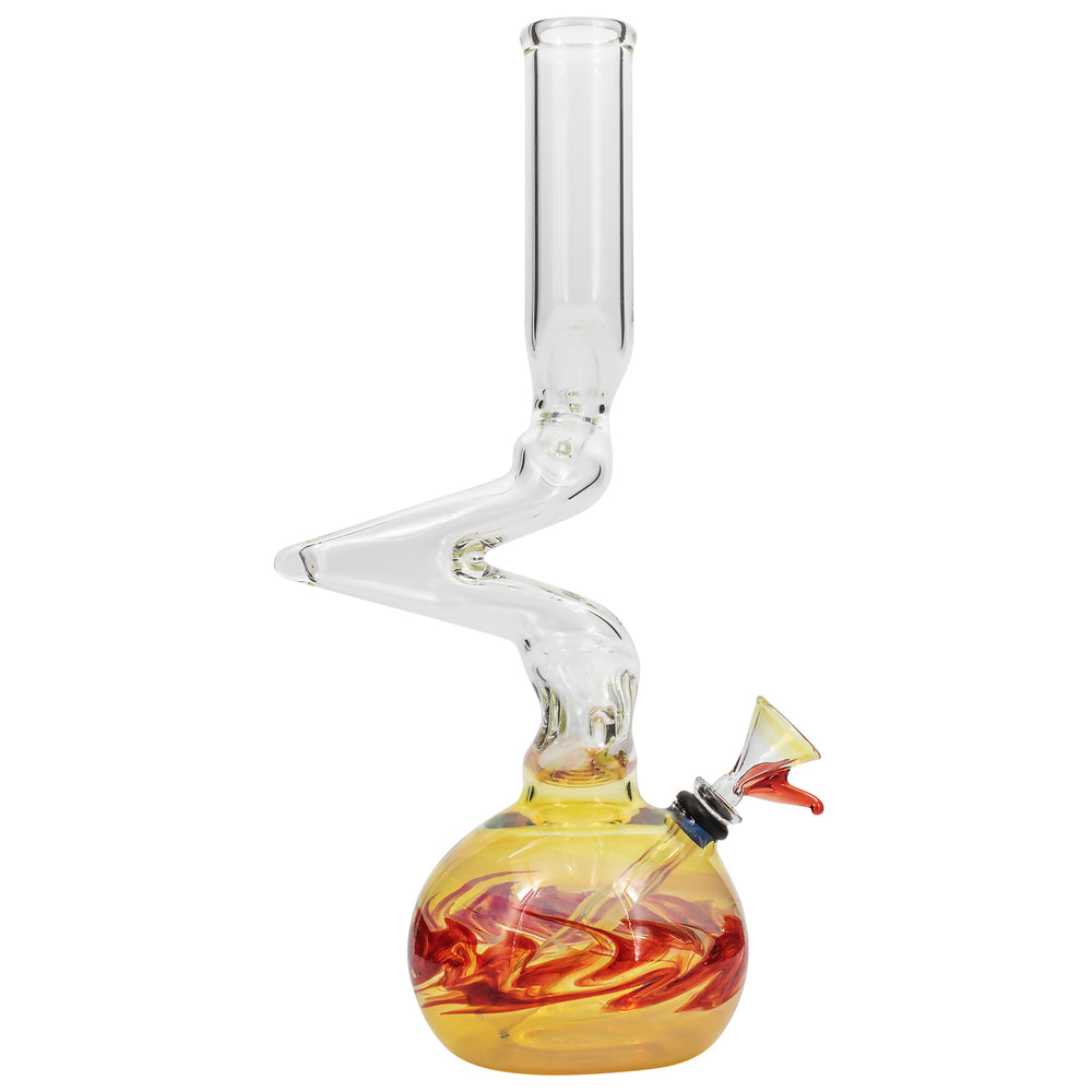 LA Pipes "Switchback" Bubble Base Bong - Headshop.com