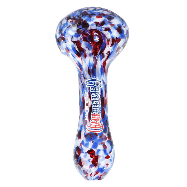 Grateful Dead x Pulsar Acid Rain Glass Spoon Pipe - 4.5" Grateful Dead x Pulsar Acid Rain Glass Spoon Pipe - 4.5"