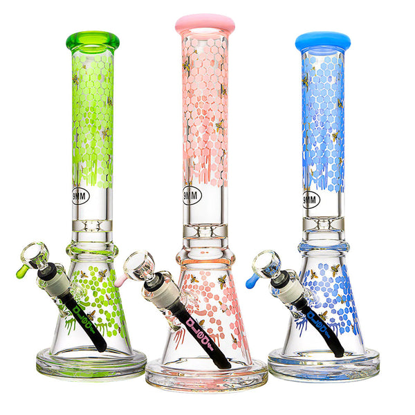 aLeaf The Honeycomb Beaker Water Pipe -16"/14mm F aLeaf The Honeycomb Beaker Water Pipe -16"/14mm F