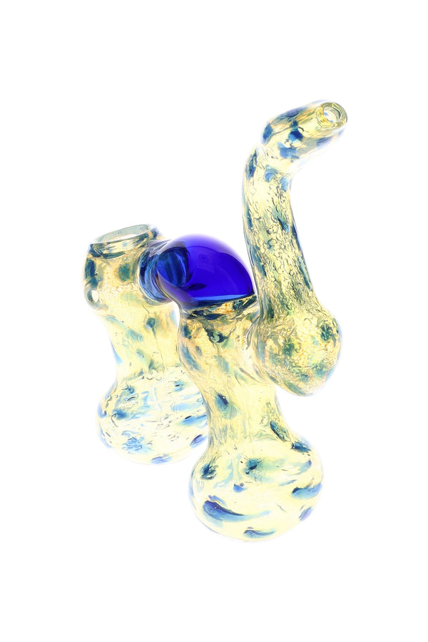 Color-Changing Dotted Double-Chamber Sherlock Bubbler “Blue Bridge” – 7″ Color-Changing Dotted Double-Chamber Sherlock Bubbler “Blue Bridge” – 7″
