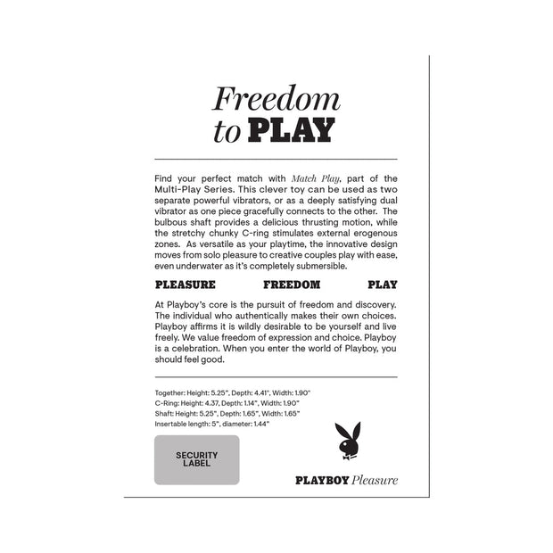 Playboy Match Play Wild Aster - Headshop.com