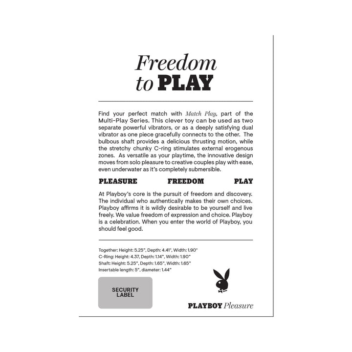 Playboy Match Play Wild Aster - Headshop.com