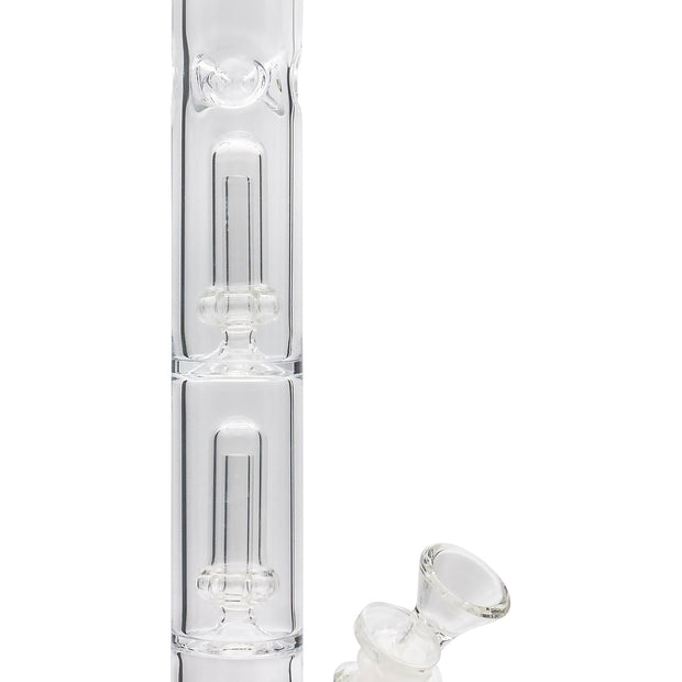 LA Pipes Single or Double Showerhead Perc Classic Straight - Headshop.com