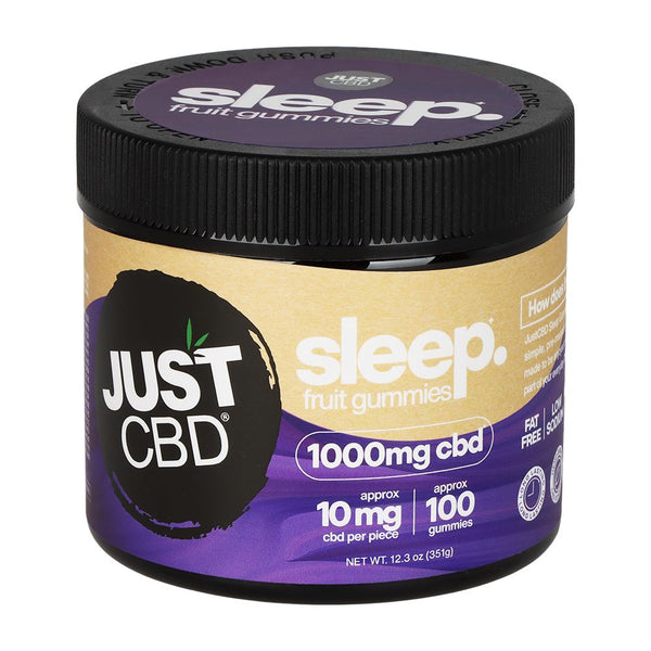 JUST CBD Sleep Gummies | 12.3oz | 1000mg | Fruit Bear Assortment JUST CBD Sleep Gummies | 12.3oz | 1000mg | Fruit Bear Assortment