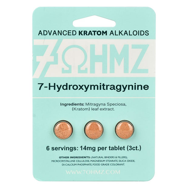 7-OHMZ Kratom Alkaloid 7-Hydroxymitragynine Tablets | 14mg | 20pk - Headshop.com
