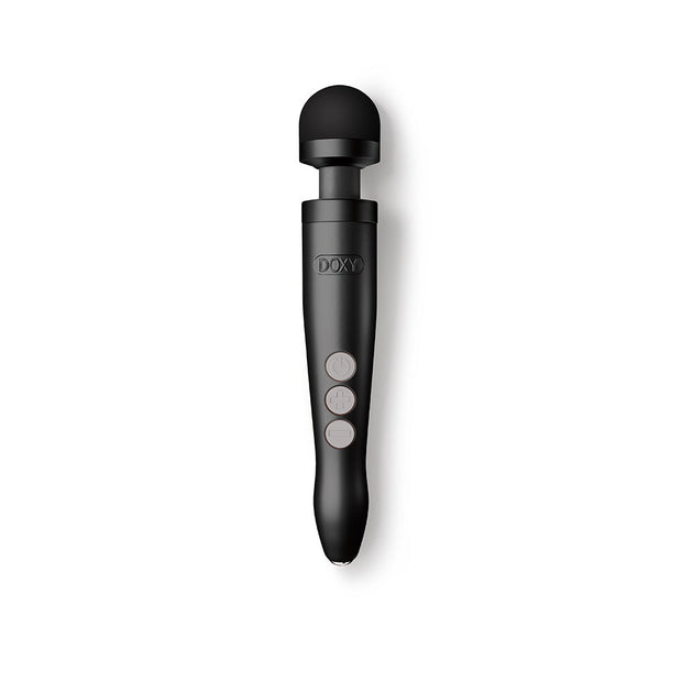 Doxy Die Cast 3R Rechargeable Compact Wand Vibrator Matte Black - Headshop.com
