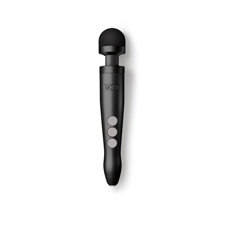 Doxy Die Cast 3R Rechargeable Compact Wand Vibrator Matte Black - Headshop.com