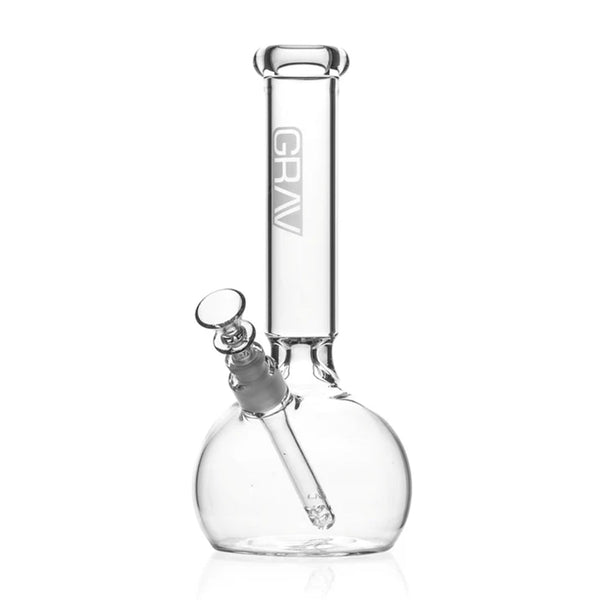 GRAV Round Base Glass Water Pipe GRAV Round Base Glass Water Pipe