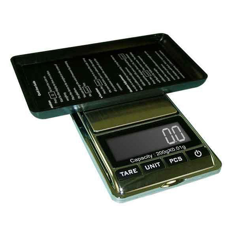 AWS Chrome Digital Pocket Scale - Headshop.com