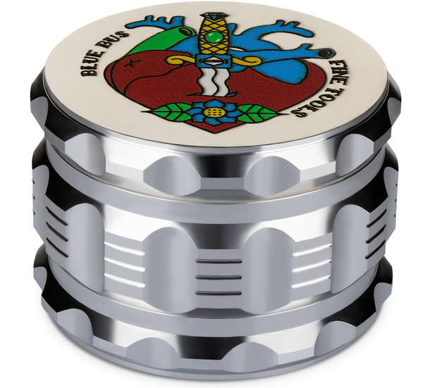 Bluebus GAC 2.5" CERAMIC GRINDER WHITE - Headshop.com