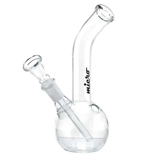 Micro | 7" Simple Glass Water Pipe - Headshop.com