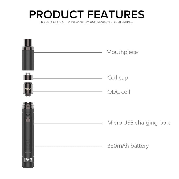 Yocan Armor Concentrate Pen Vaporizer - Headshop.com