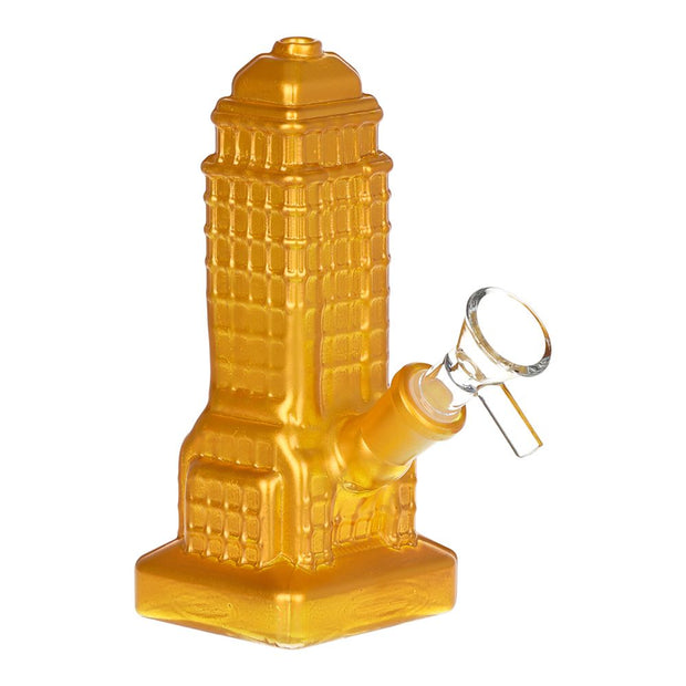 Empire State of Mind Glass Water Pipe - 6" / 14mm F / Colors Vary - Headshop.com